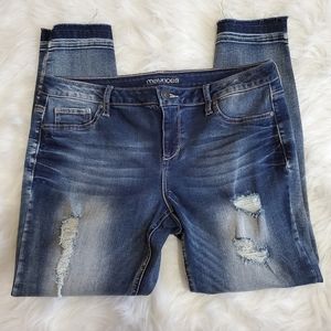 EUC - Distressed Denim Jeggings